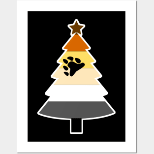 Christmas Tree LGBT Flag Bear Brotherhood Posters and Art